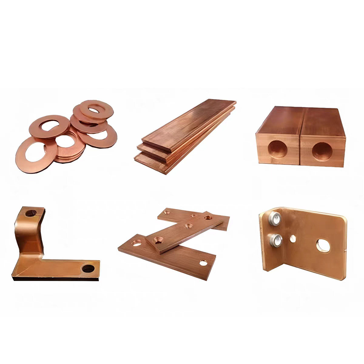 Copper Sheet Metal Precision CNC Cutting Bending M